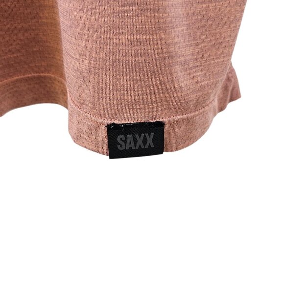 SAXX Mens Aerator UPF 25 Short Sleeve Crew Neck T-Shirt, Lightweight,Size Large - Picture 4 of 7